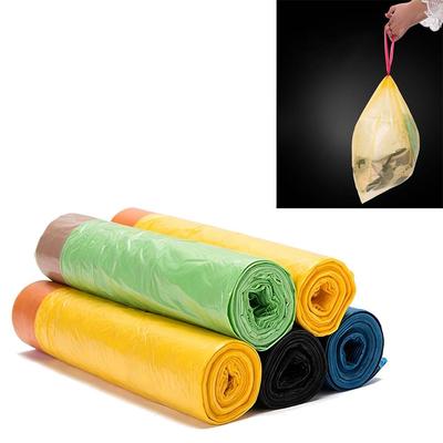 75pcs Large Capacity Drawstring Garbage Bags Thickened Disposable Waste Bags  Office