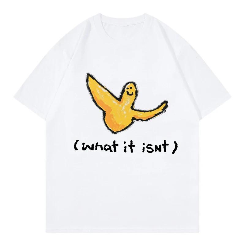 

Men Women Summer Korean What It Isnts Tee Short Sleeve T Shirt Little Flying Man Brand Cotton T-shirt Harajuku Tee Clothing XXXXL
