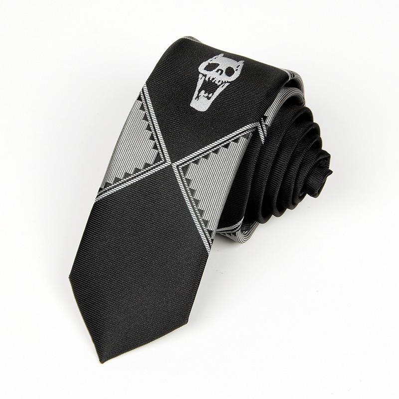 JoJo's Bizarre Adventure Yoshikage Kira Black Skull Easy Zip Tie (Japanese Edition)