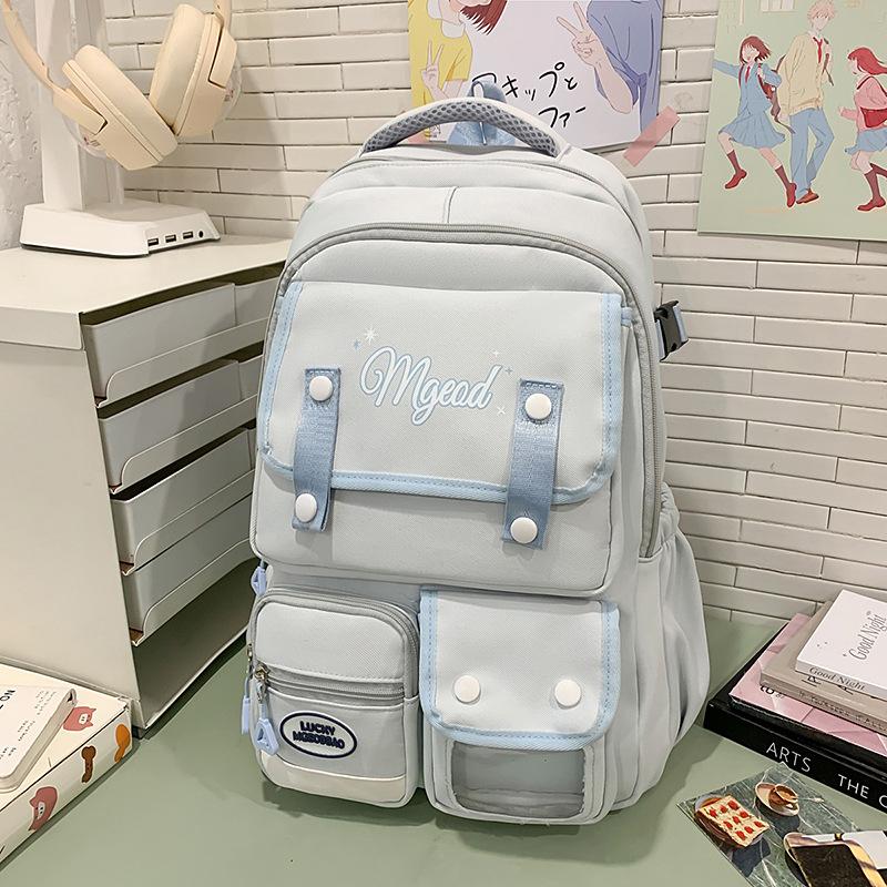 School bag high value high school student Korean ins sweet sister two-piece back