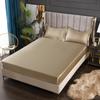 Bettlaken Satin Polyester Spannbettlaken King Size Sabanas Cama 150 Queen Size Unterlaken fürs Bett(kein Kissenbezug)
