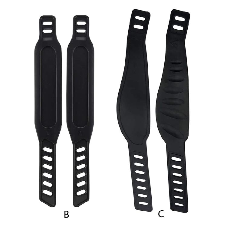2x Exercise Bike Pedal Straps, Bicycle Cycle Pedal Straps Universal Pedal Straps
