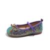 Little Girl Leather Shoes Sequins Fashion Children's Flats for Ballet Versatile Round-toe Kids Causal Princess Shoes Soft Bottom