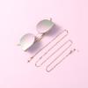 Women Simple Nonslip Gold Color Alloy Eyeglass Chain for Glasses Accessories