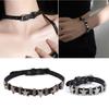 Harajuku Star Pentagrams Rivet Leathers Choker for Women Sweet Trend Bracelet