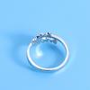 Lindon Classic Copper Alloy Zircon Ring Ladies Jewelry Wedding Promise Party Gift