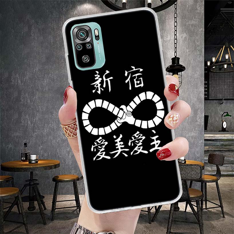 Tokyo Aevengers Bosozoku Logo Soft Phone Case For Xiaomi Redmi Note 15 14 14S 13 12 Pro Plus 12S 11 11S 11E 10 10S 11T 5G Fundas