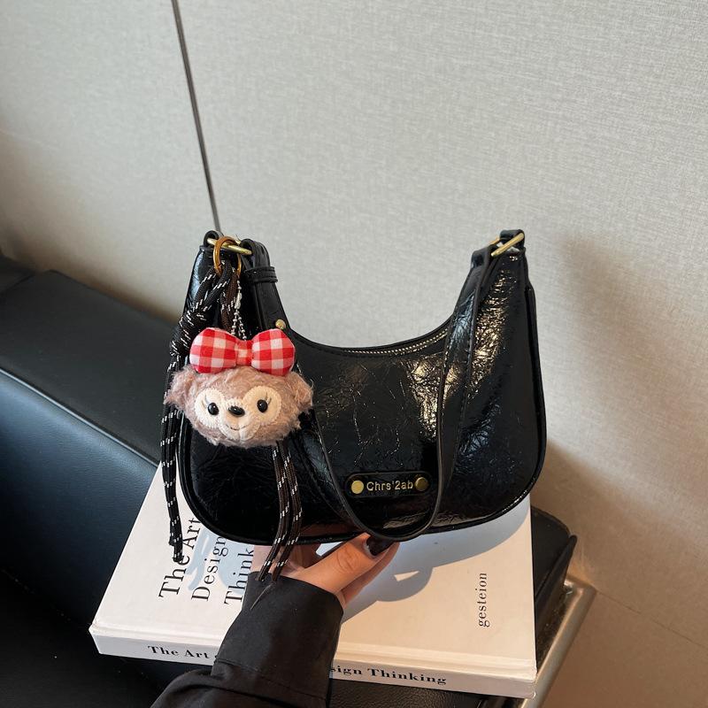 Simple Casual Bag Women's New Trendy High-end Sense Versatile Shoulder Messenger Bag Casual Underarm Women's Bag