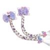 Kids' Cute Starfish Pearl Bow Braid Mesh Wig Ponytail