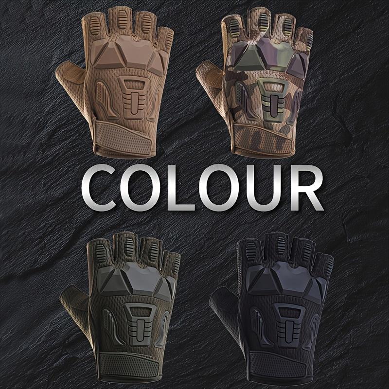 Hunting Tactical Gloves Half Finger Gloves Breathable Non-slip Gloves Sports Cycling Hiking Fishing Outdoor Equipment