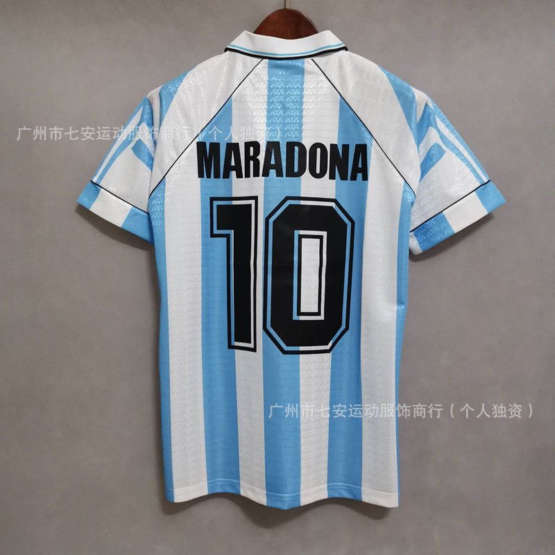 Vintage Jersey Football Jersey AC Ronaldo Zidane Maldini Messi Boca Carlos National Team Jersey