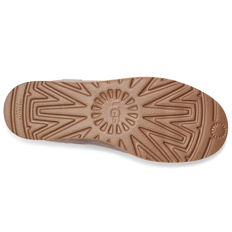 UGG Classic Mini Two-Layer Leather Mini Classic Tassel Plush Short Snow Boots Women Snow Boots Gray 1127454-SYGR