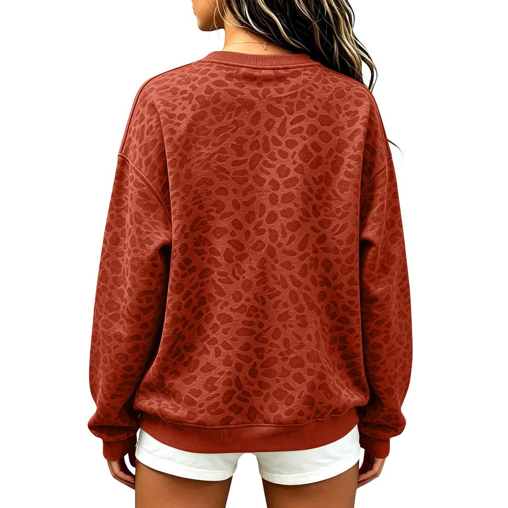 Dámska ležérna mikina s potlačou a raglánovými rukávmi