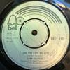 7inch Record GARY GLITTER  I Love You Love Me Love BELL1337 Bell Records 1973 UK Rock Used