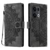 For OPPO Reno13 Pro 5G Mandala Embossed PU Leather Flip Wallet Phone Case
