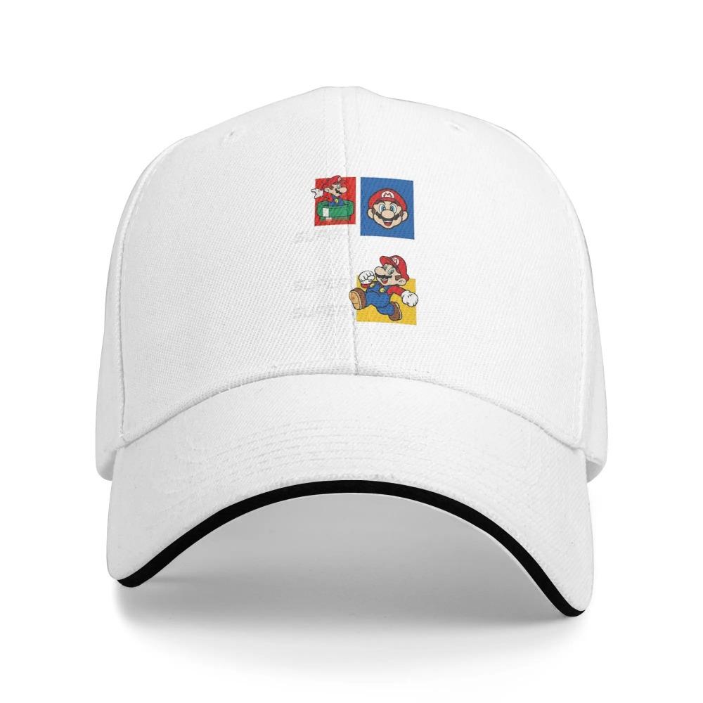 Super Marios Coins Baseball Caps Hip Hop Sandwich Hat Unisex Style Adjustable Headwear Outdoor
