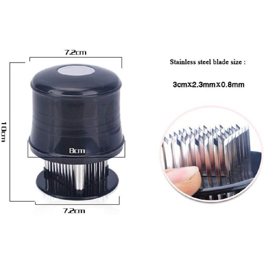 New Product Professional Meat Tenderizer Needle with 56 Stainless Steel Blades Kitchen Cooking Tools Tender Meat Hammer