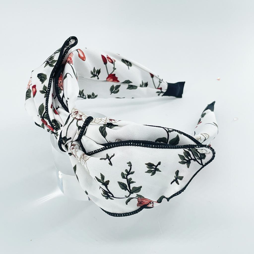 Women Girls Flower Big Knot Bow Hairband Headband Adult Hair Accessories Hair Jewley