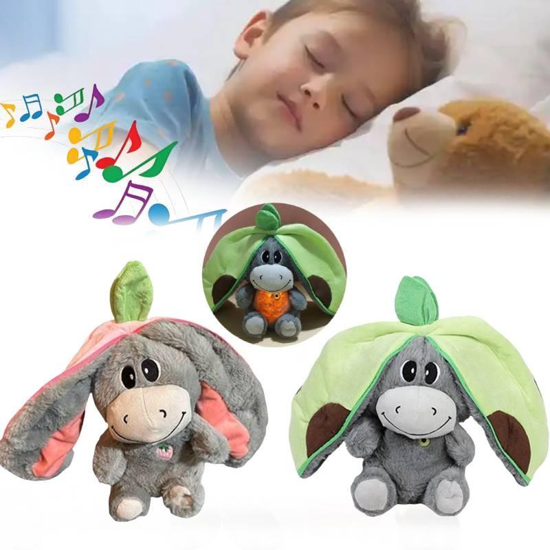 Relief Anxiety Breathing Avocado Strawberry Donkey Plush Toy Kids Soothing Doll