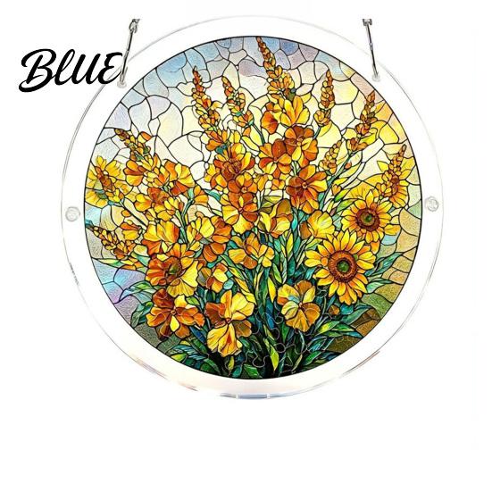 Hanging Window Decoration Acrylic Puzzle Suncatcher Stained Glass Ornaments DIY Jigsaw Sun Handmade Art Catcher Kit for Home Garden Decor