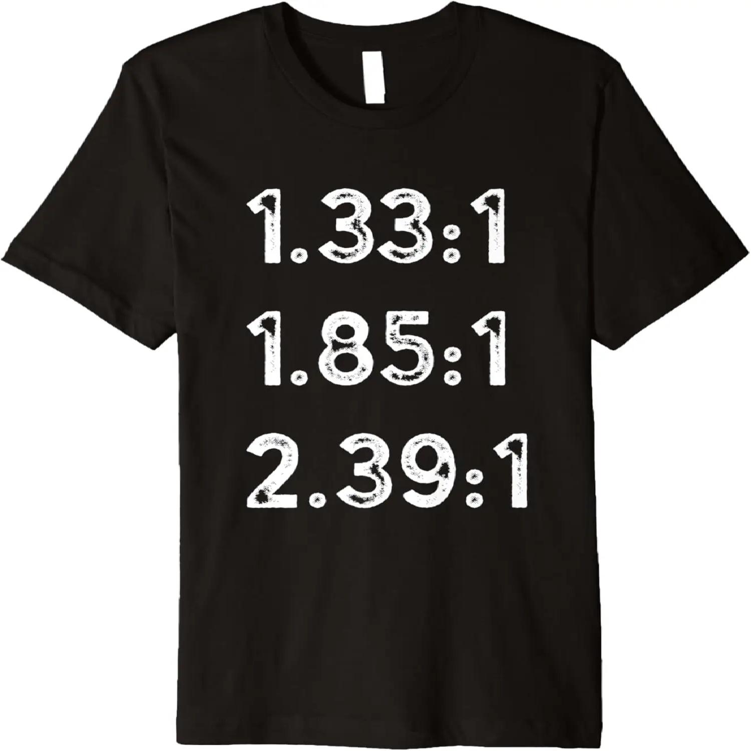 Film Aspect Ratios - Unique Movie Lover and Cinema Film Fan Premium T-Shirt S