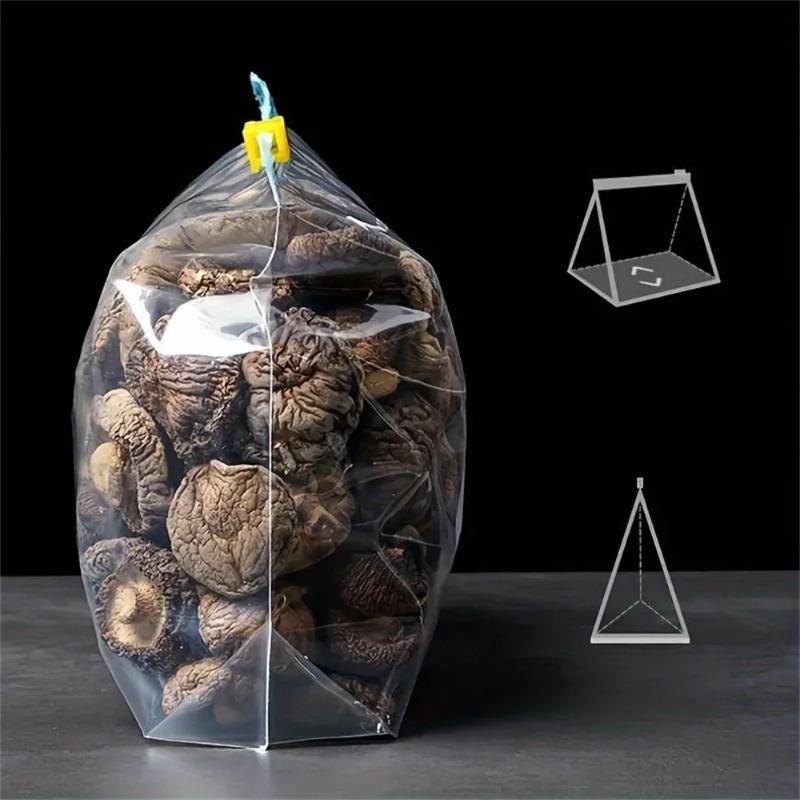 Multiple Sizes Food Dispenser Sealed Zipper Bag Food Environmental Protection Cling Film Bag Eco-friendly Reusable Transparent and Visible