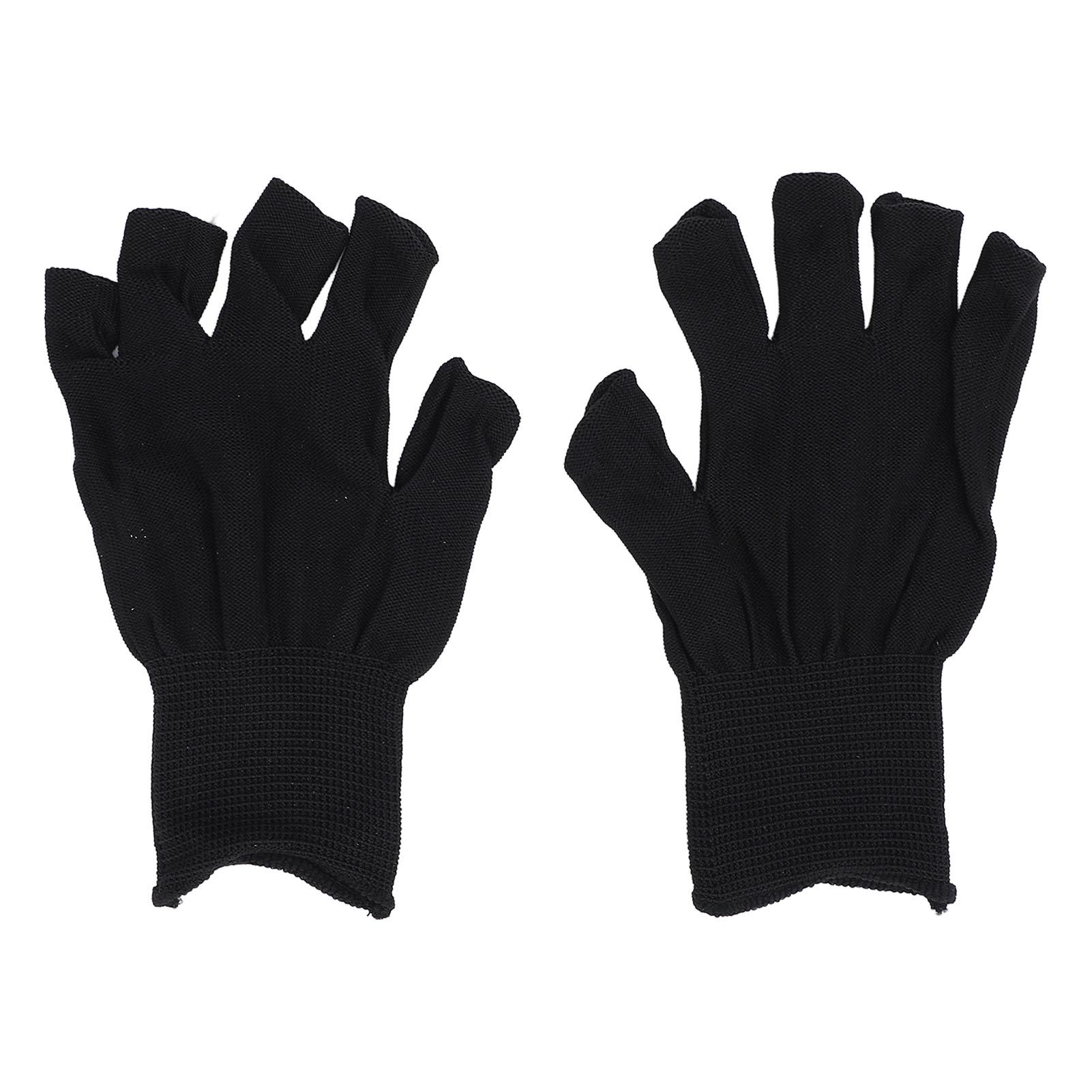 

2 пары перчаток для лампы для ногтей, перчатки без пальцев для лампы для ногтей, дышащие перчатки для лампы для ногтей для дома