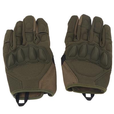 1 Pair Motorcycle Gloves Breathable Riding Gloves Full Finger Protective Touchscreen Gloves for Outdoors Green Average