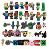 Minecraft Croc Charms PVC Soft Rubber Shoe Decorations DIY Shoe Charms for Garden Clogs Creative Shoe Accessories