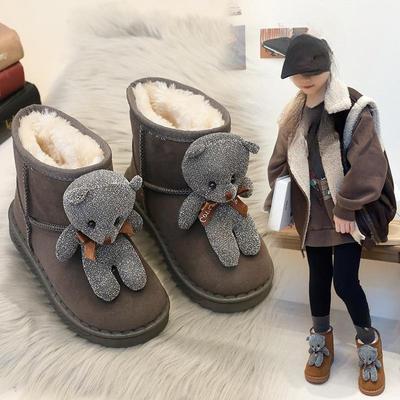 Winter neue süße Cartoon Teddy Jungen Baumwolle Schuhe