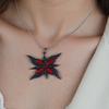 Fashionable Sturdy Alloy Necklace Keychain Inspire by Genshin Characters Decoration for Cosplay and Daily Wear