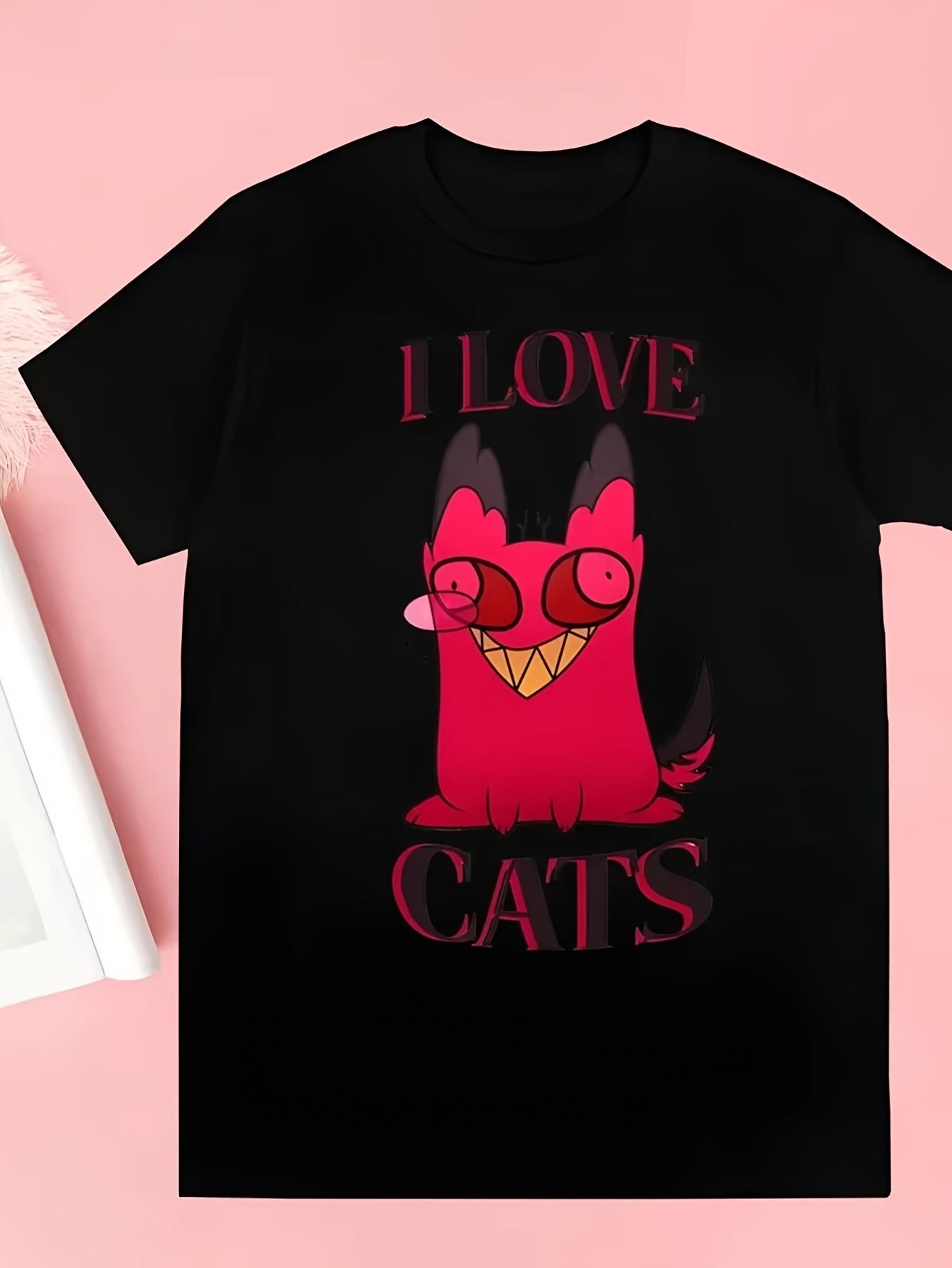 

Hotel Alastor Anime T-Shirt for - Harajuku Street Style Crew Neck Tee with Iconic Alastor Anime Characters XXL