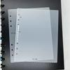 PU Leather Dog A5 Four-Grid Detachable Card & Photo Storage Album Binder