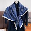 Luxury Brand Square Scarf Design Shawl Wrap 90cm Print Twill Silk Women Hijab Female Foulard Headband Bandana