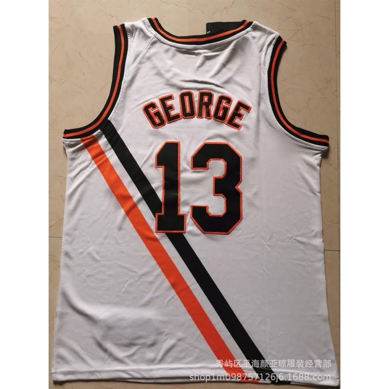 Embroidered NBA Clippers Jersey Paul George 13 Basketball Uniform Shirt Men Women Sportswear