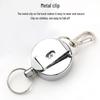 4cm All-Metal Retractable Yoyo Keychain with Steel Wire Rope - Anti-Lost Outdoor Device