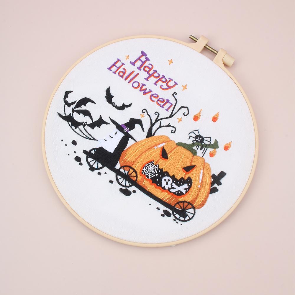 New Product Happy Halloween Embroidery Embroidery Handmade Embroidery Diy Material Package