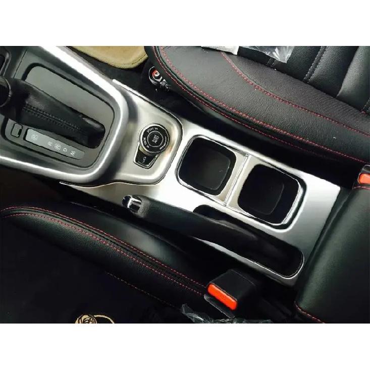 For Suzuki Vitara 2015 2016 2017 2018    Front Water Cup Holder Decorative Frame Gear Shift Trims Cover Car Sticker