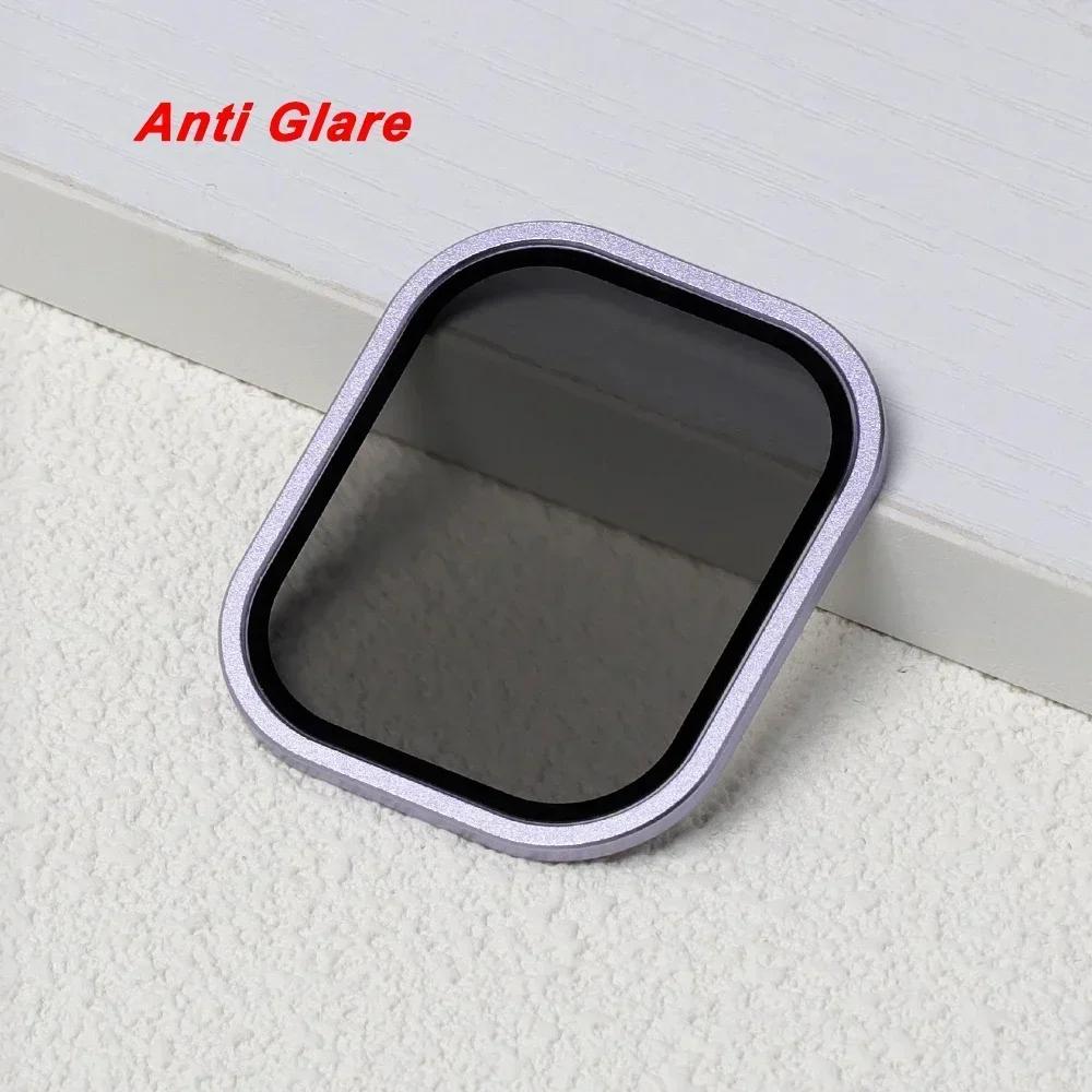 Screen Protector For Apple Watch Ultra 49mm Case Accessories Metal Cover Frame+Tempered Glass For iWatch Ultra 2 49mm Bezel Ring