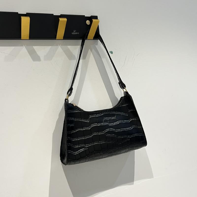 Crocodile Pattern Armpit Bag New Handbag Commuter Bag Women's Fashion Versatile Shoulder Bag