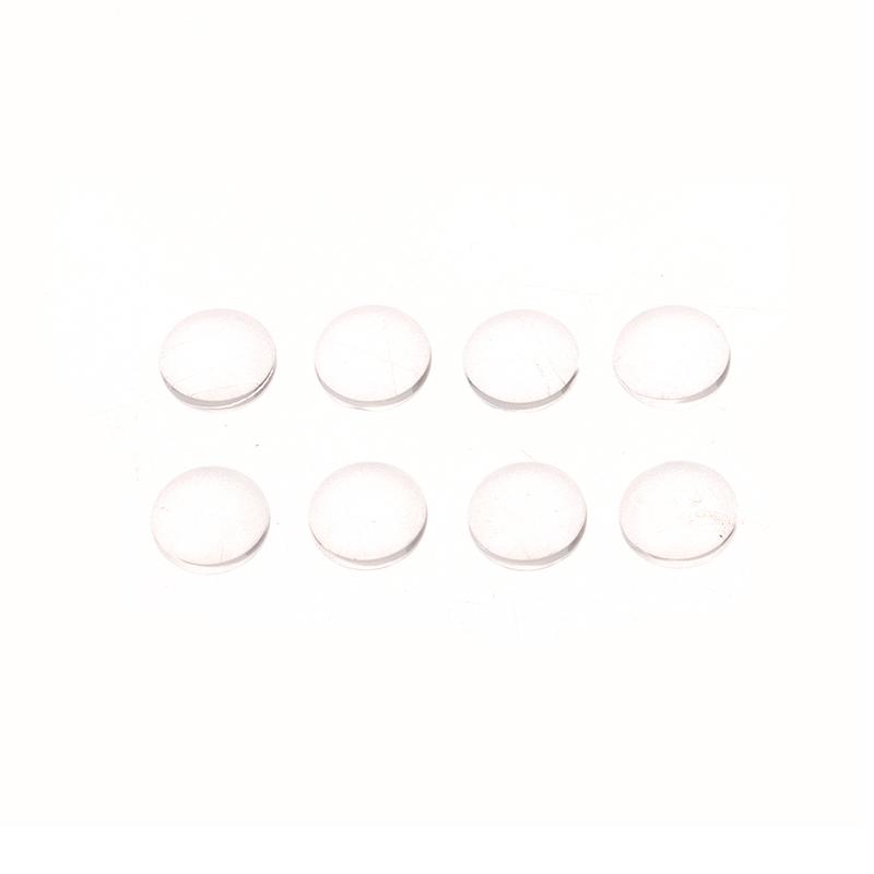 40 Buc. Card de Culoare Sticlă Tips Transparente Rotunde pentru Prezentarea Designurilor de Oje Gel Instrument de Manichiură Stil Coreean