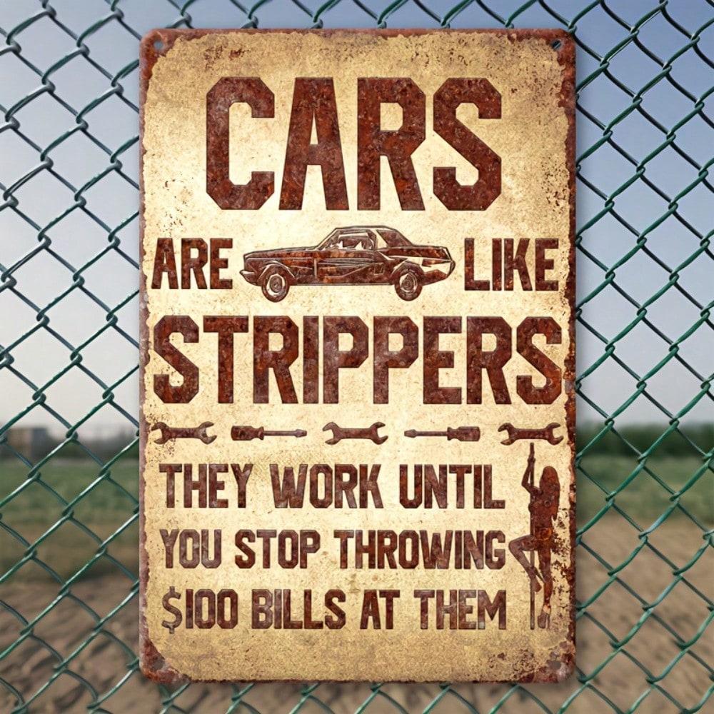 Funny Tin Sign Vintage Metal Wall Art Home Decor Novelty Plate 20x30