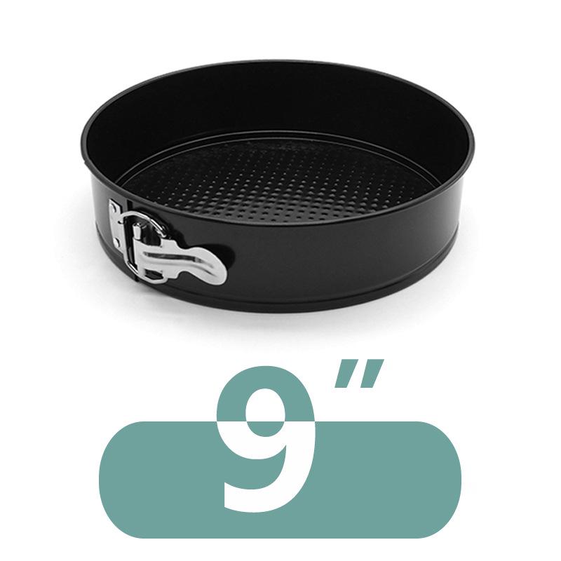 Non-Stick Round Cake Pan Set - Buckle Design for Baking