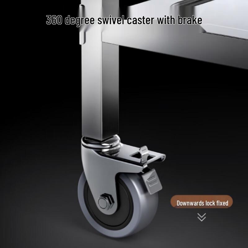 Commercial 2-Tier Mobile Service Cart