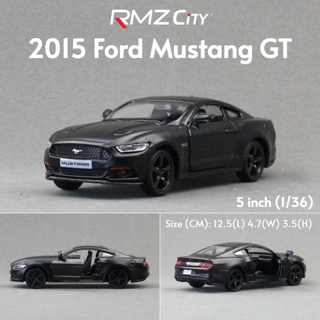 fsbn3 1/36 Ford Bronco Mustang GT F-150 Toy Car Model For Children RMZ CiTY Diecast Metal Miniature Pull Back Collection Gift Kid Boys
