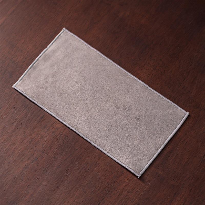Zen Tea Towel Cloth Thickened Absorbent High-grade Tea Cloth Suede Printed Tea Table Rag Special Tea Pad Tea Set Accessories