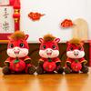 2026 Year of The Horse Stuffed Animal Plush Toy Chinese New Year Zodiac Horse Doll God of Wealth Peace Mascot Doll