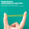40mm High Elastic Rubber Bands Yellow O Rings Fastener Strong Office School Household Supplies DIY Craft Hair Tie Stretchable