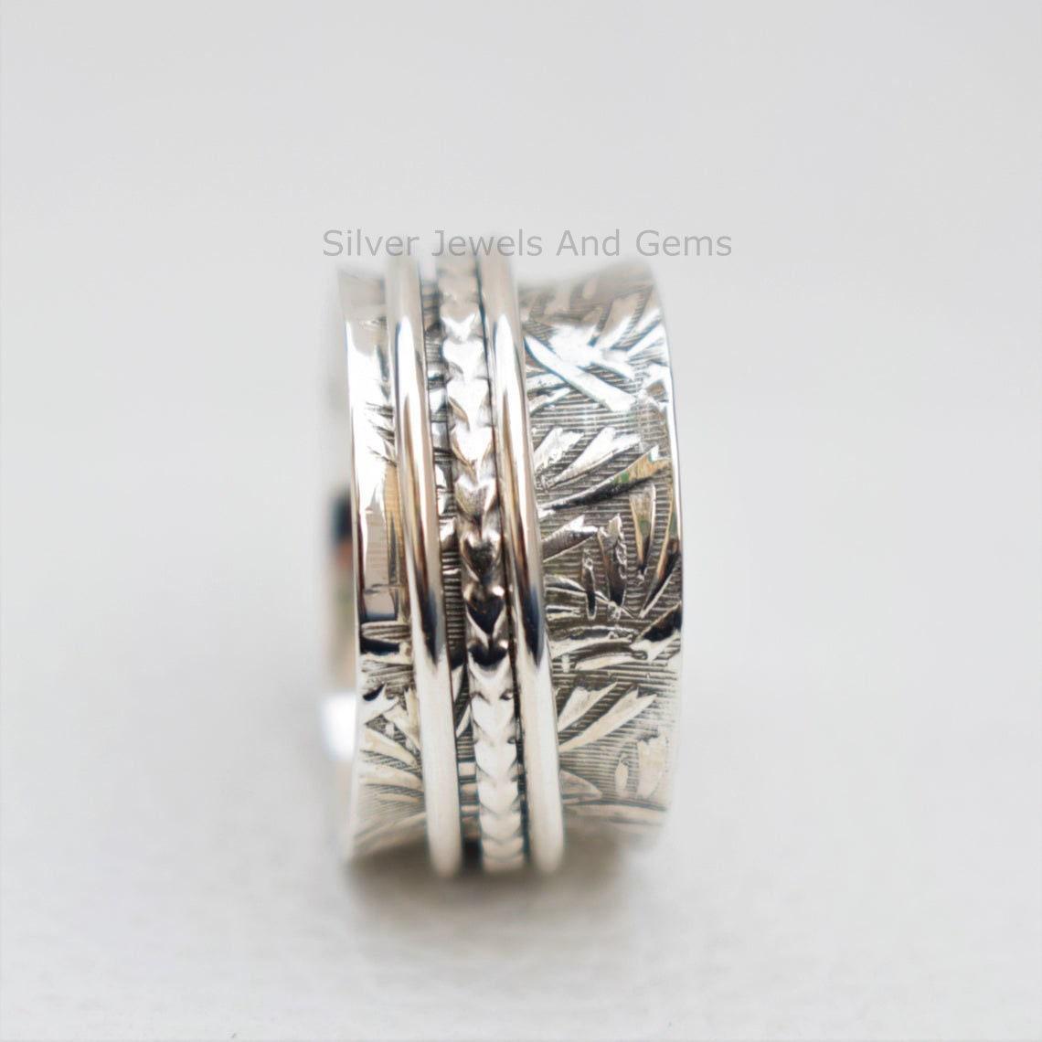 Spinner Ring, Meditation Ring, Handmade Ring
