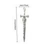Retro Viking Wave Sword Hairpin Unisex Rose Crown Sun Moon Sword Hair Stick Unique Hair Accessories Norwegian Style Party Gift